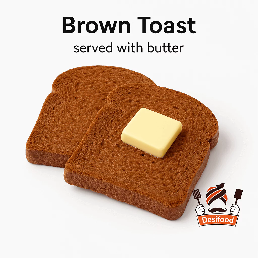 Brown Toast served with butter