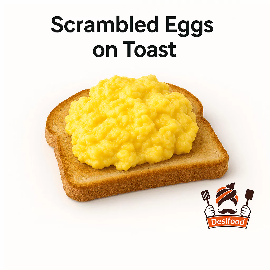 Scrambled Eggs on Toast